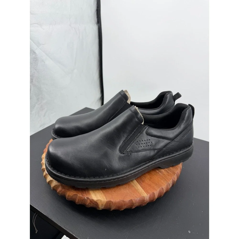 Merrell legend 2 Moc Leather Slip On Shoes Mens 15 Black J500729 Casual Comfort